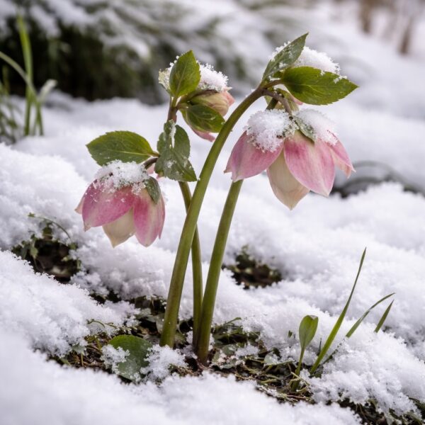 A helleborus orientalis MIX CS13 azaz a keleti hunyor téli virágzása