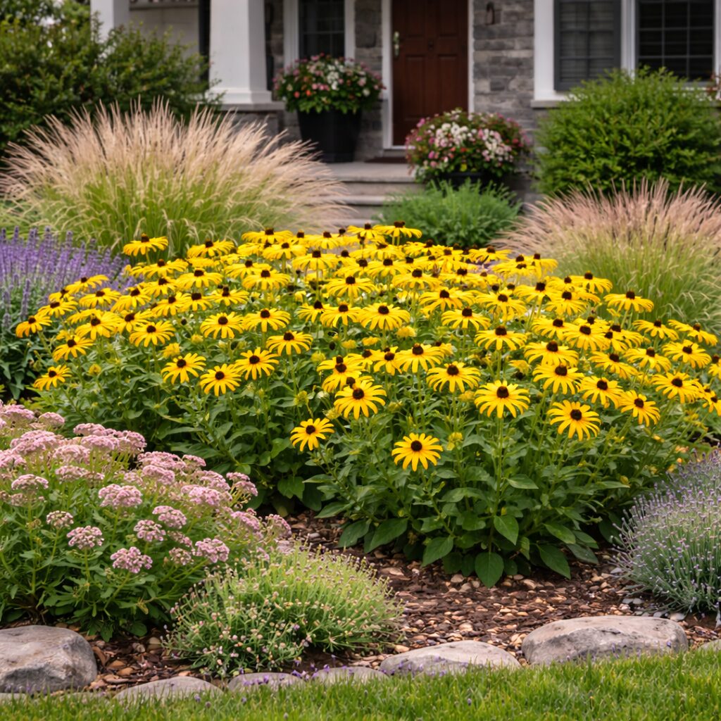 Évelő ágyás tervezése lépésről lépésre.