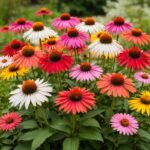 Az echinacea purpurea mix xL azaz a kasvirág pompázása különböző színekben