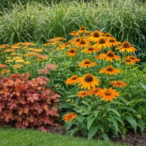 A hosszan virágzó növények remek kiegészítői a kertnek.
