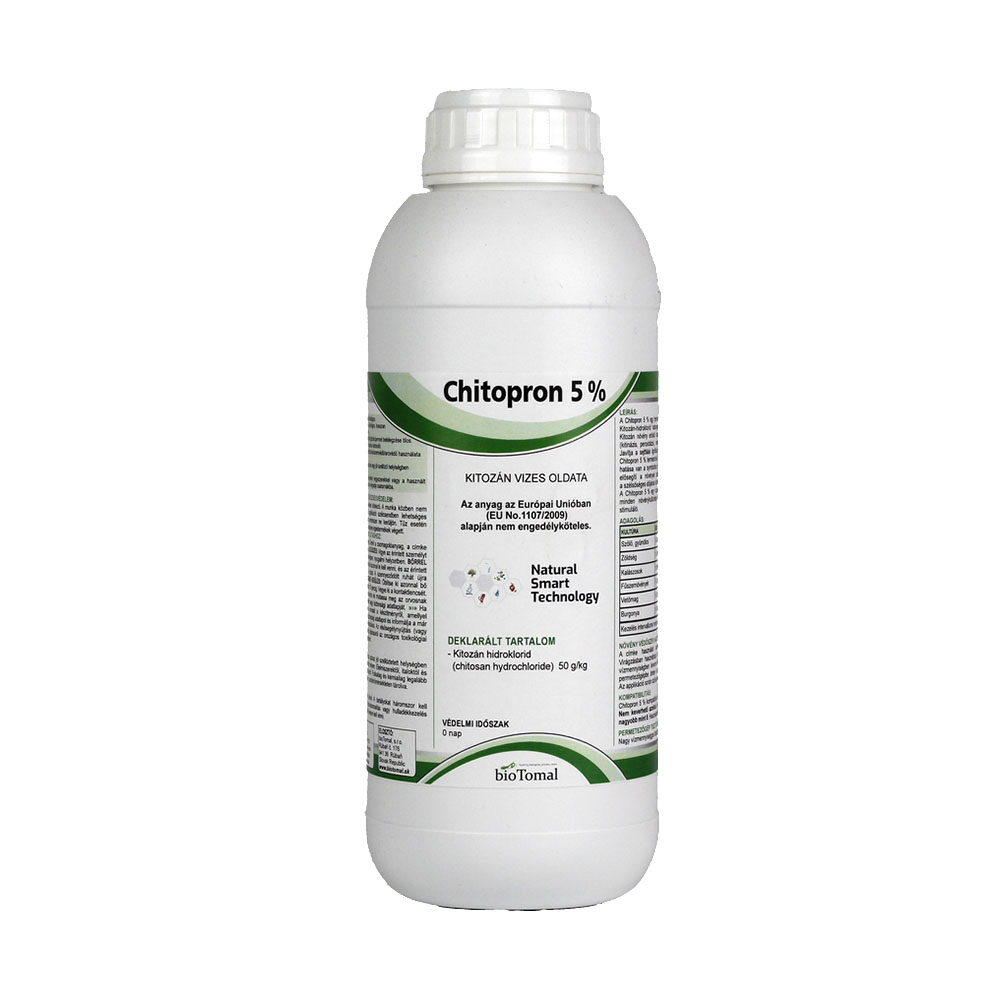 Chitopron lombtrágya - Gardencentrum.hu online növényshop A Chitopron 5% természetes immunerősítő lombtrágya. Kitozán-hidroklorid tartalmú