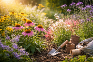 Napos helyre való évelő növények.